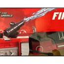 Caminhão de Bombeiro de Controle Remoto - Jato de Água, Luzes e Sirene