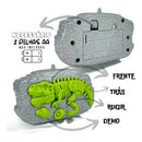 Dinossauro de Controle Remoto Recarregável - Velociraptor