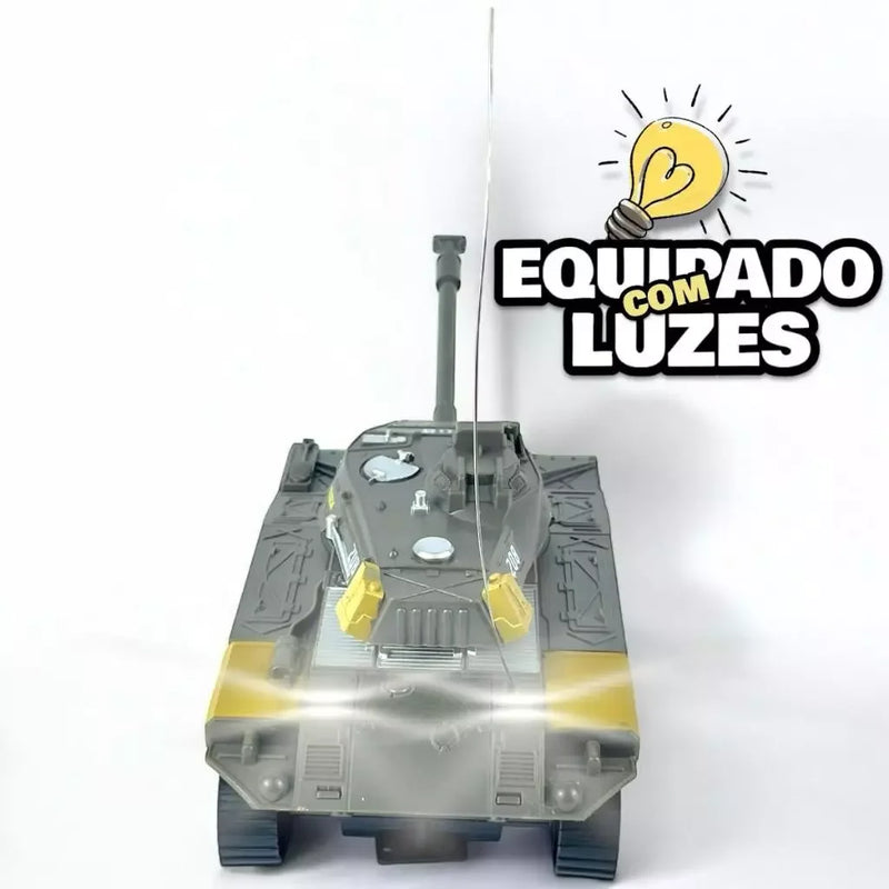 Soldier Force - Tanque de Guerra de Controle Remoto | Luzes e Sons Realistas