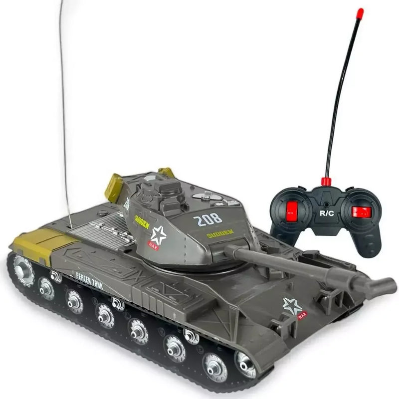 Soldier Force - Tanque de Guerra de Controle Remoto | Luzes e Sons Realistas