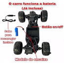 Carrinho Controle Remoto Off-Road - Escalada, Terra, Grama e Rocha