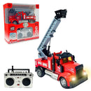 Caminhão de Bombeiro de Controle Remoto com Escada e Luz