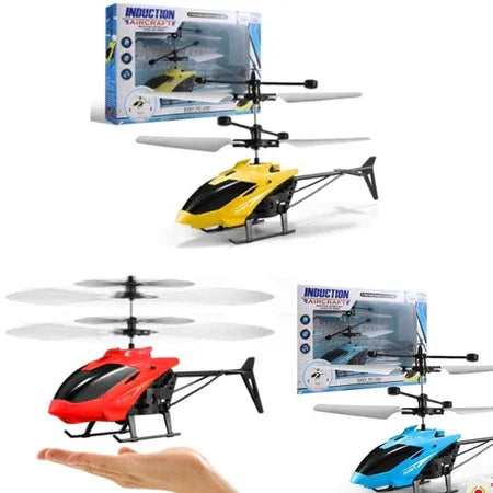 Helicóptero Sensorial com LED - Voa Automaticamente